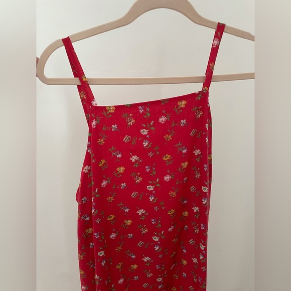 Christy Dawn Orchid Dress Large NWT crimson garden red floral - Picture 6 of 12